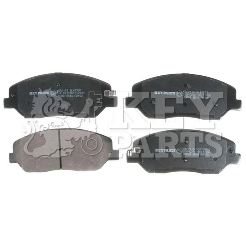 Key Parts 4 x Front Brake Pad Set KBP2176