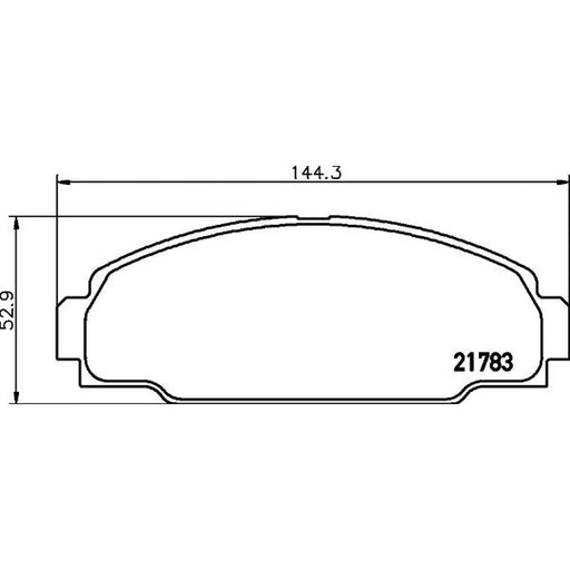 Mintex Front Brake Pad Set MDB1619