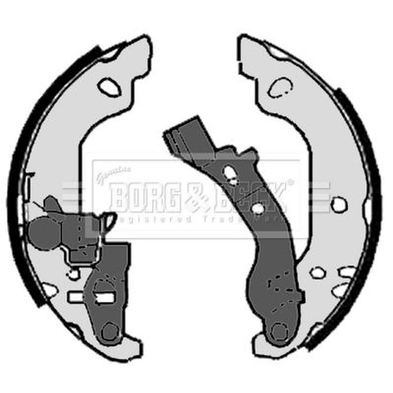 Borg & Beck Brake Shoe Set Axle Kit BBS6337