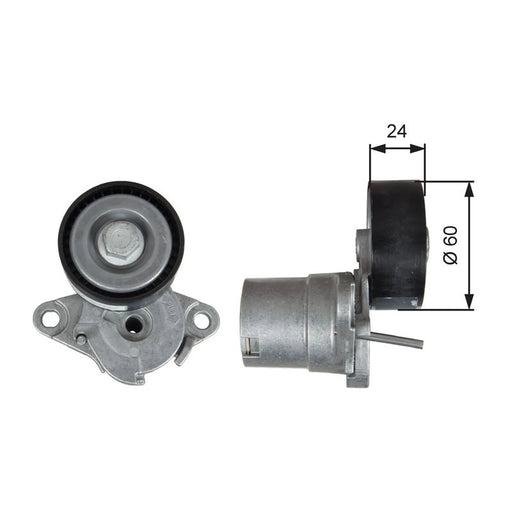Gates Auxiliary Belt Tensioner T39272