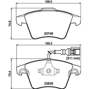 DON Front Brake Pad Set PCP2236