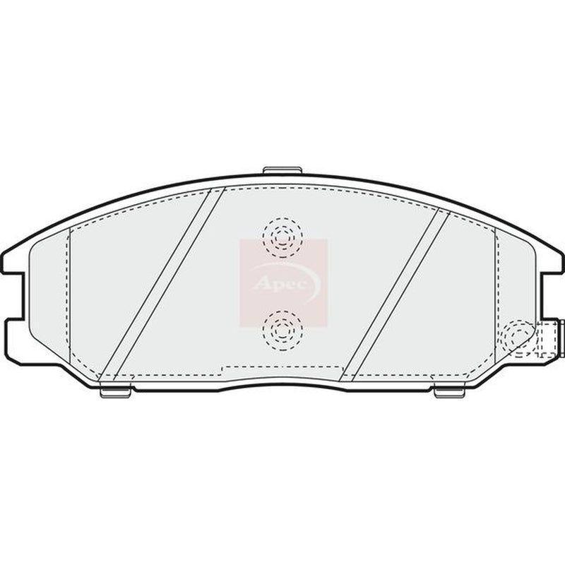 Apec Front Brake Pad Set PAD1237