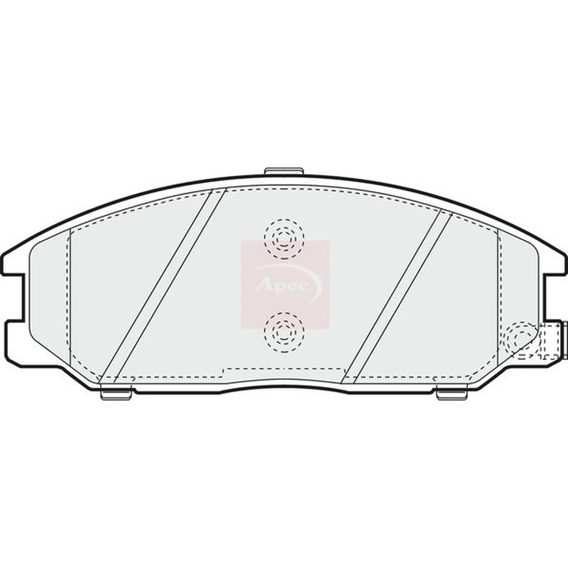 Apec Front Brake Pad Set PAD1237