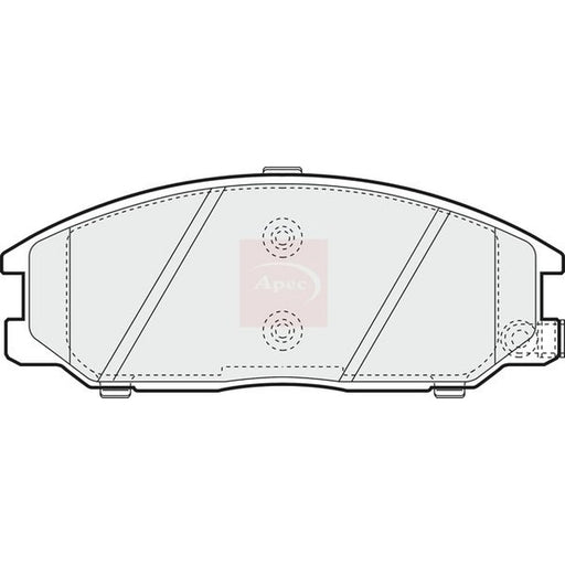 Apec Front Brake Pad Set PAD1237