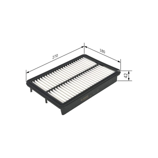 Genuine Bosch Car Air Filter S0347 Fits Mazda Cx5 - 2.0 - 17- F026400347 Bosch  - Town Parts