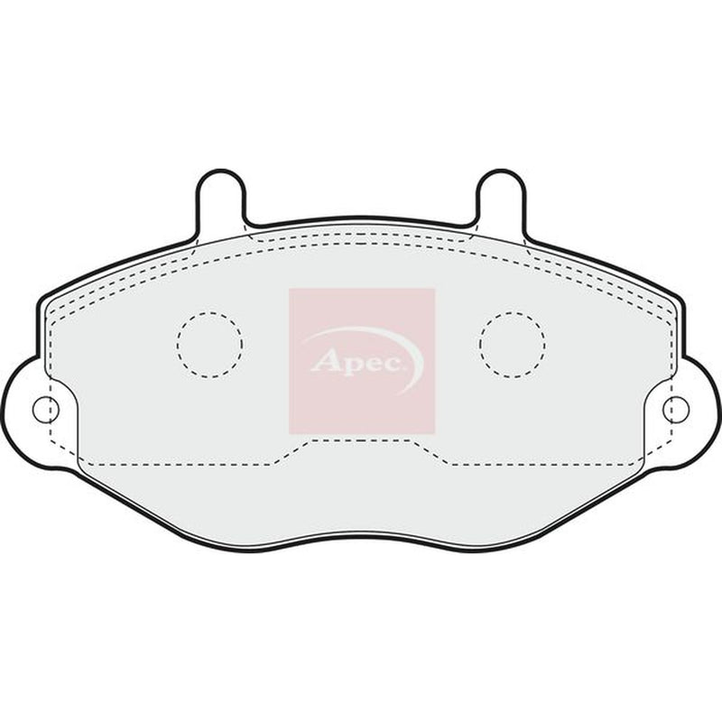 Apec Front Brake Pad Set PAD729