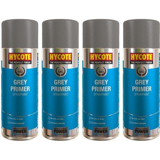 4x Hycote XUK03015 Grey Primer 400ml C/O Hycote  - Town Parts