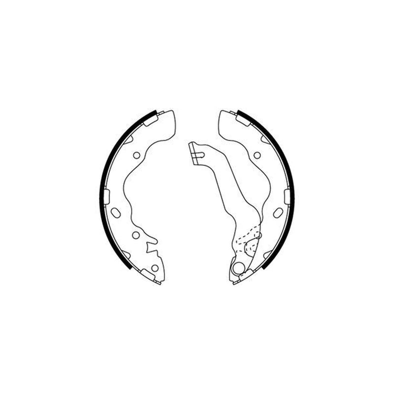 Textar Brake Shoe Set Axle Kit 91061700