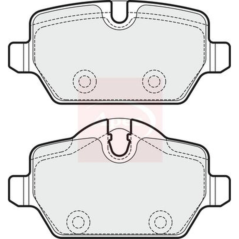 Apec Rear Brake Pad Set PAD1817