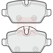 Apec Rear Brake Pad Set PAD1817