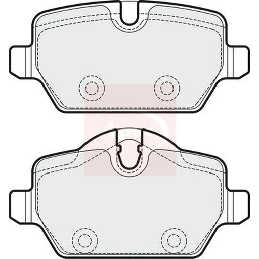 Apec Rear Brake Pad Set PAD1817