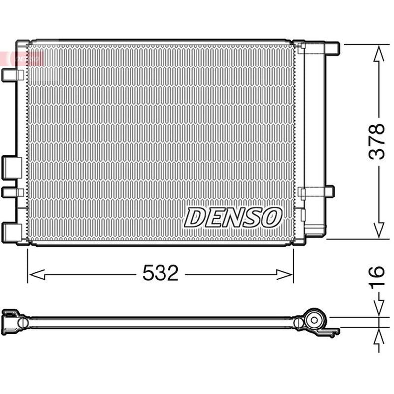 Denso Air Conditioning Condenser DCN41005