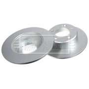 Borg & Beck 2 x Solid Rear Brake Discs BBD5165