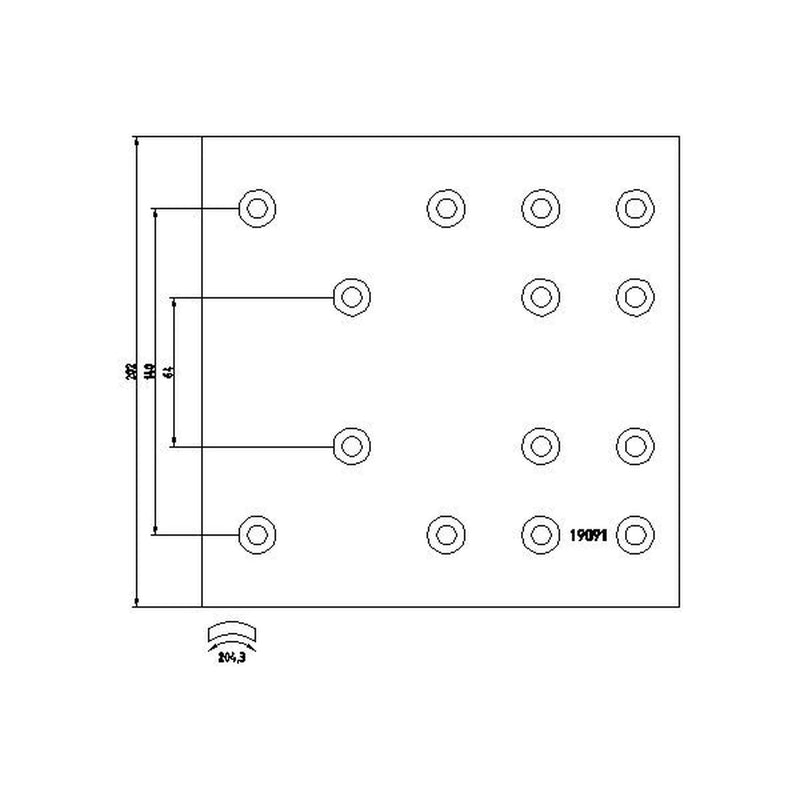 DON Don Cv Brake Lining Set PB4212S7141