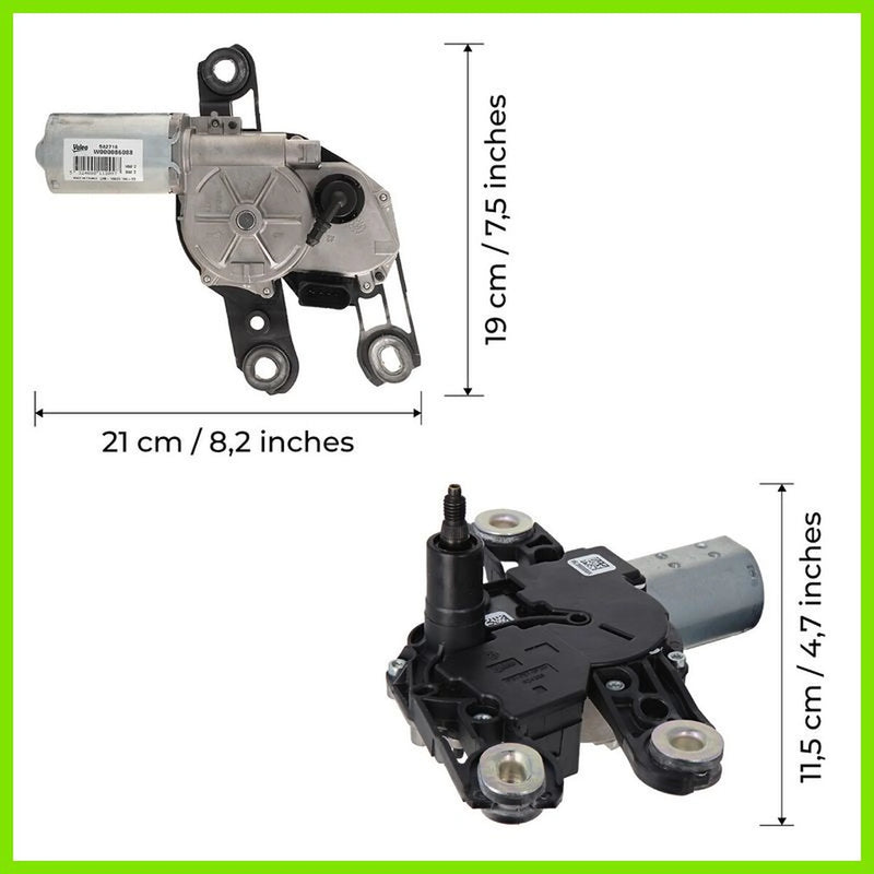 Valeo Front/Rear Wiper Motor Rear 582718