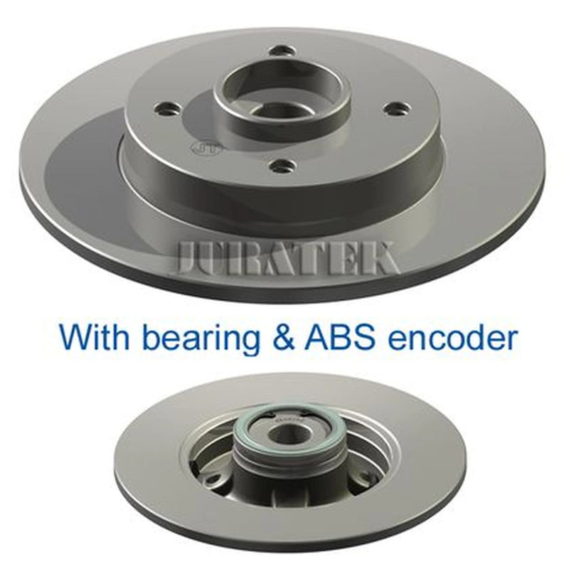 Juratek 2 x Solid Rear Brake Discs CIT146C