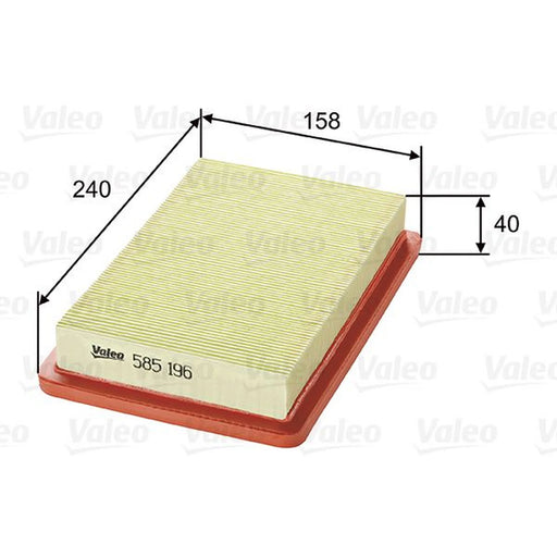 Valeo Engine Air Filter 585196