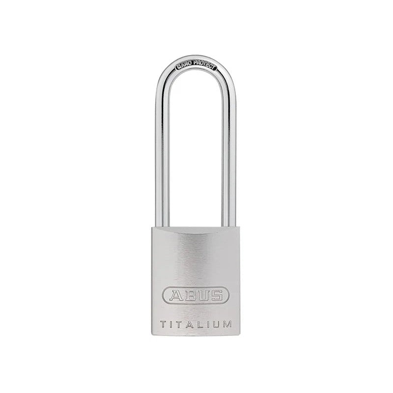 ABUS Mechanical 86TI/45mm TITALIUM™ Padlock Without Cylinder 80mm Long Shackle