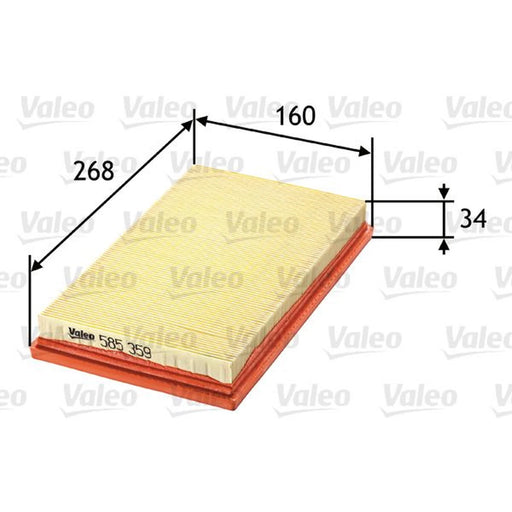 Valeo Engine Air Filter 585359