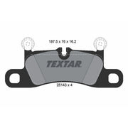 Textar Rear Brake Pad Set 2514301
