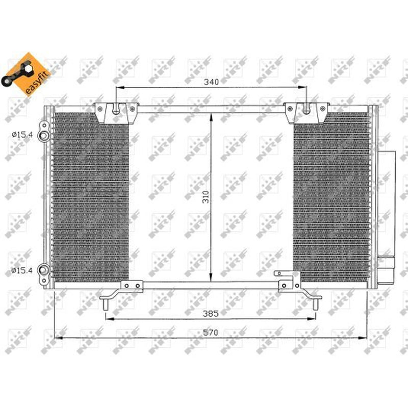 NRF Air Conditioning Condenser 35337