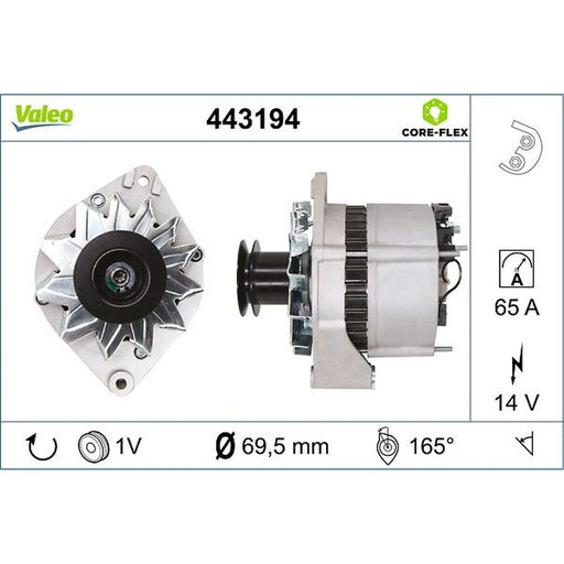 Valeo Car Alternator 12V 443194