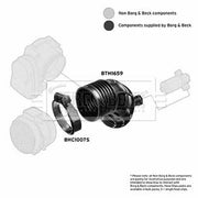 Borg & Beck Air Filter Intake Hose NBR (nitrile butadiene rubber) BTH1659