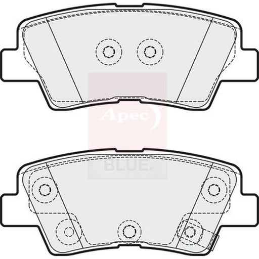 Apec Rear Brake Pad Set PD3374