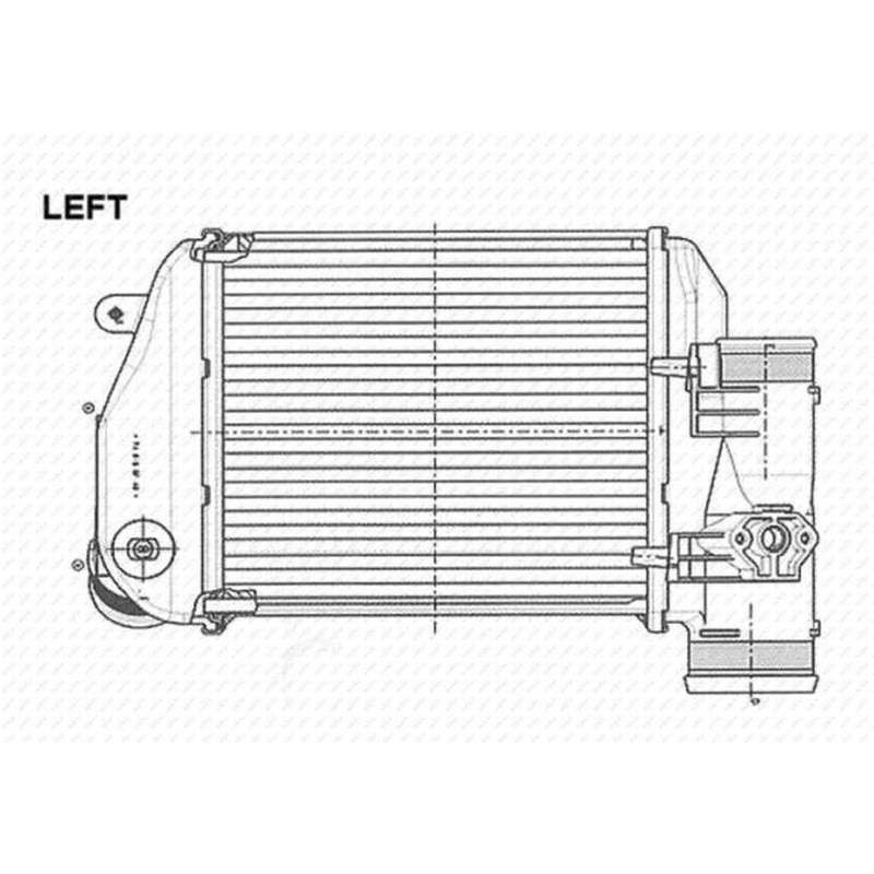 NRF Intercooler (Charge Air Cooler) 30767