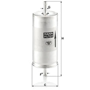 MANN-FILTER Fuel Filter Element WK 413