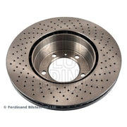 Blue Print 2 x Perforated/Vented Rear Brake Discs ADBP430114