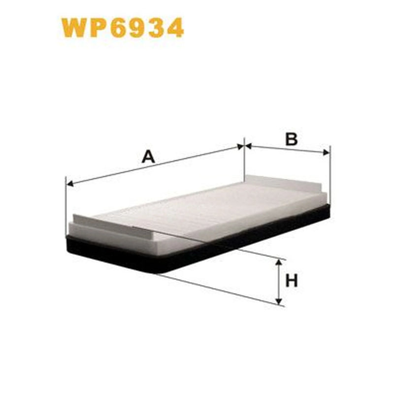 WIX Cabin Air Filter (Pollen Filter) WP6934