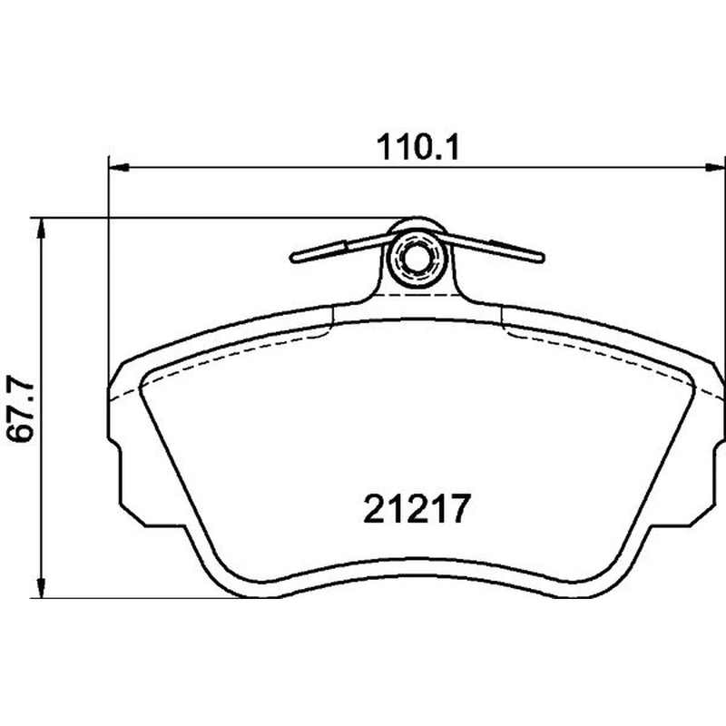 DON Front Brake Pad Set PCP1540