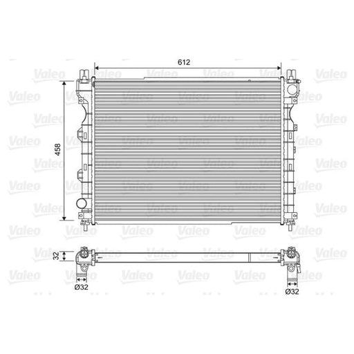 Valeo Engine Radiator 701567