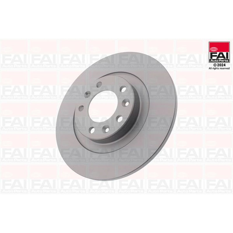 FAI 2 x Solid Rear Brake Discs BD138