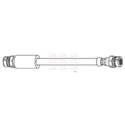 Apec Brake Hydraulic Hose Line Rear HOS4456