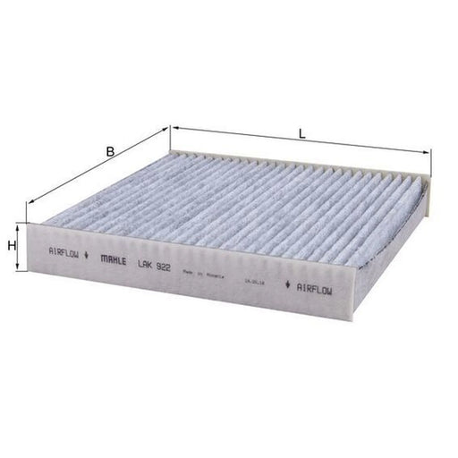 Mahle Cabin Air Filter (Pollen Filter) LAK 922