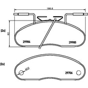Mintex Front Brake Pad Set MDB1729