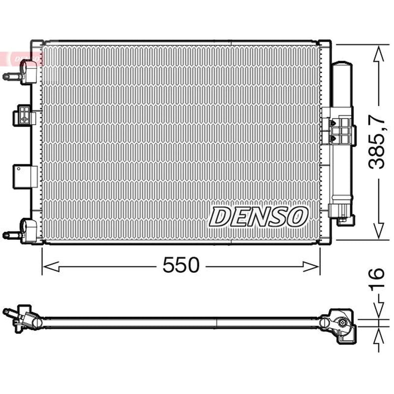 Denso Air Conditioning Condenser DCN10046