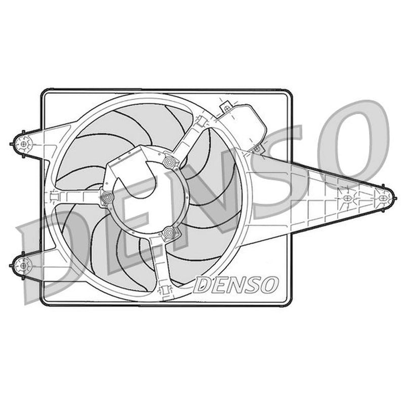 Denso Engine Cooling Fan DER01204