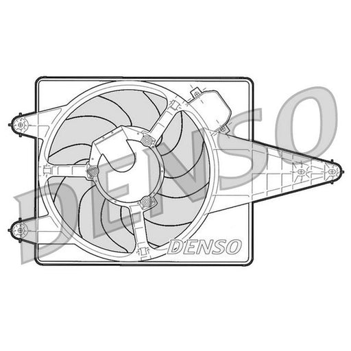 Denso Engine Cooling Fan DER01204