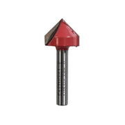 Faithfull Router Bit TCT V-Groove 13.0mm x 19.1mm 1/4in Shank - FAIRB51
