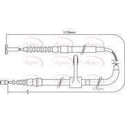 Apec Handbrake Cable Right Rear CAB1004