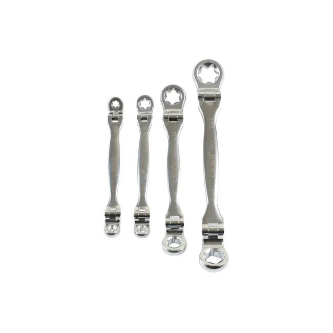 Laser Tools Flexible Star Spanner Set 4pc - PL