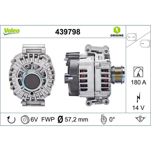 Valeo Car Alternator 12V 439798