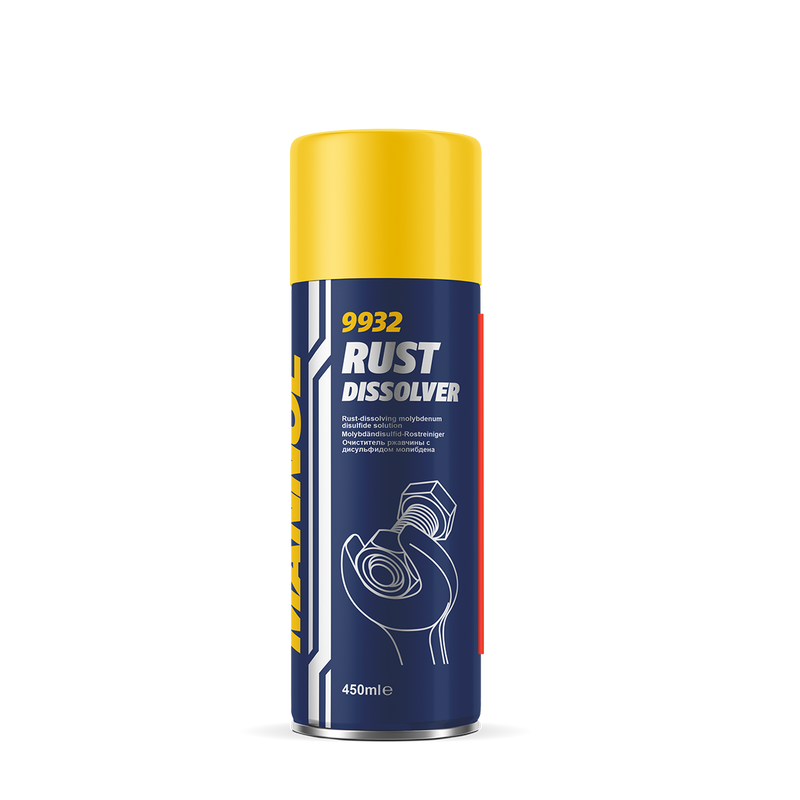 Mannol Rust Dissolver Rust Remover Spray Water Repellent Anti Friction 450ml