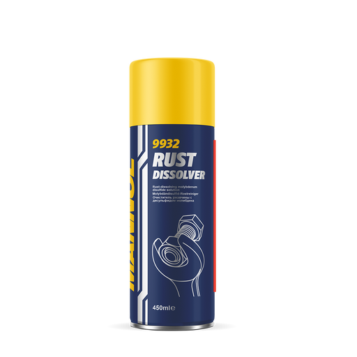 Mannol Rust Dissolver Rust Remover Spray Water Repellent Anti Friction 450ml