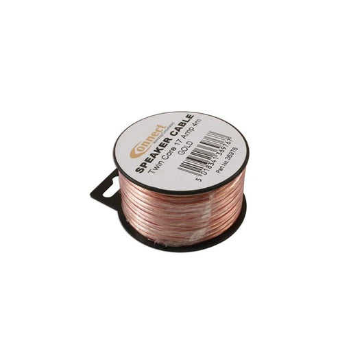 Connect Mini Reel Automotive Gold Twin Speaker Cable 4m - CPL