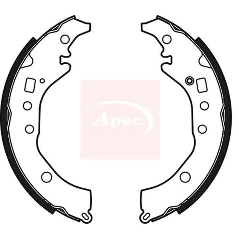 Apec Brake Shoe Set Axle Kit SHU828
