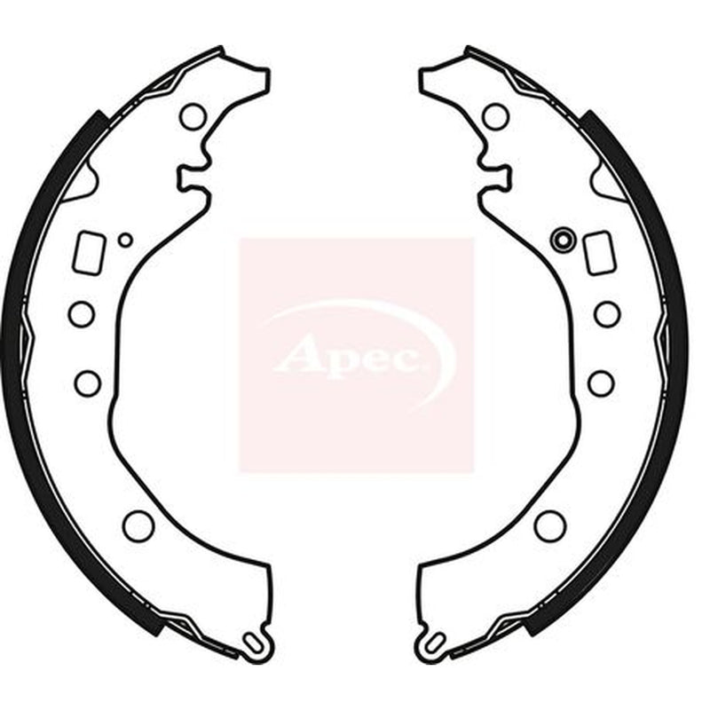 Apec Brake Shoe Set Axle Kit SHU828